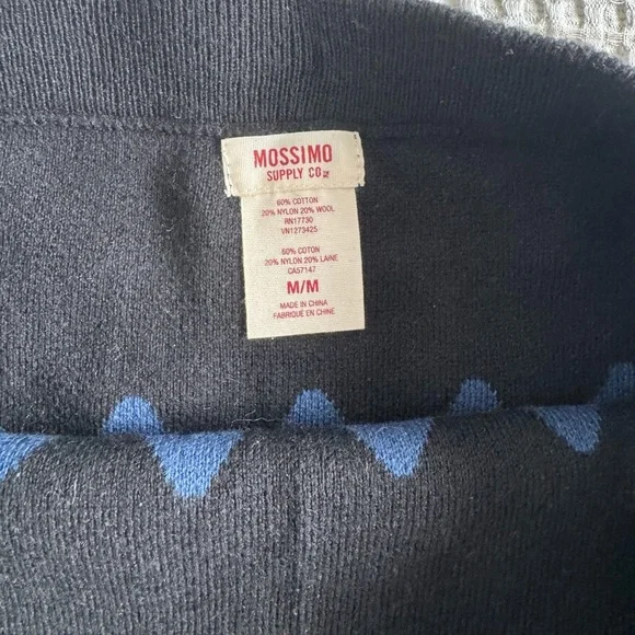NWOT Mossimo Knit Skirt in Black and Blue - Picture 5 of 6